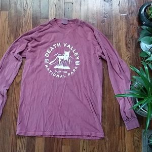 Long sleeve death valley t shirt